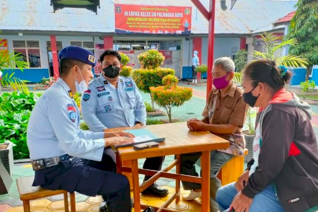 Konsultasi PB, Seksi Binadik Lapas Palangka Raya Berikan Pelayanan Prima kepada Keluarga WBP