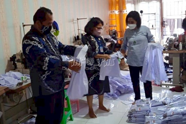 Berdayakan Kemampuan Klien, Kabapas Makassar Gandeng Konveksi