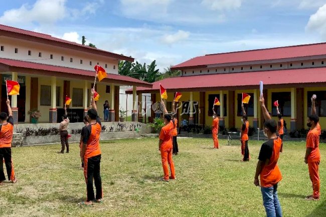 Anak LPKA Ambon Antusias Ikuti Latihan Semaphore