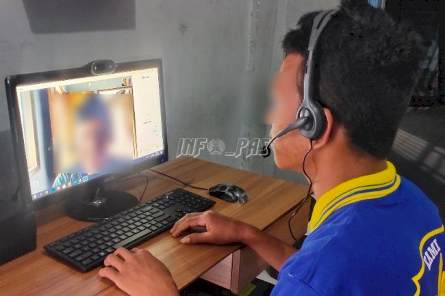 Rutan Masohi Fasilitasi Komunikasi WBP dengan Keluarga Melalui Video Call