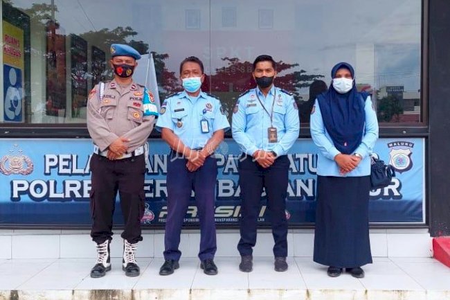 Perkuat Sinergi, Kasubsi BKA Bapas Ambon Kunjungi Polres SBT