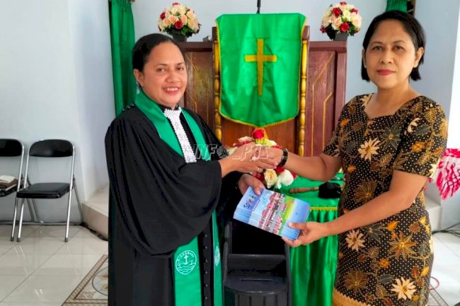 Lapas Ambon Terima Bantuan Buletin Renungan