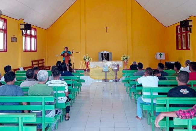 WBP Lapas Saumlaki Antusias Ikut Penyuluhan Agama oleh Kemenag