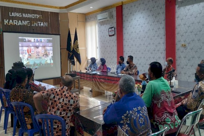 UPT Pemasyarakatan Ikuti Sosialisasi Permenkumham RI Nomor 7 Tahun 2022