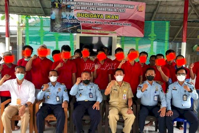 20 WBP LPN Karang Intan Tuntas Ikuti Pelatihan Perikanan