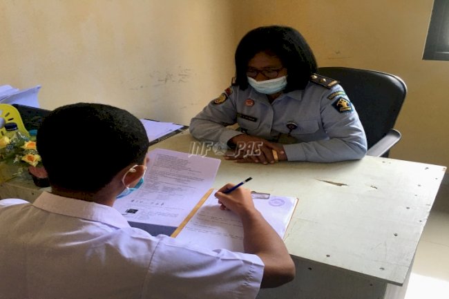 Anak LPKA Ambon Ikuti Try Out Ujian Nasional