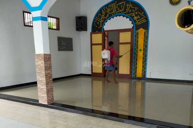 Cegah Omicron, Lapas Ambon Lakukan Penyemprotan Disinfektan