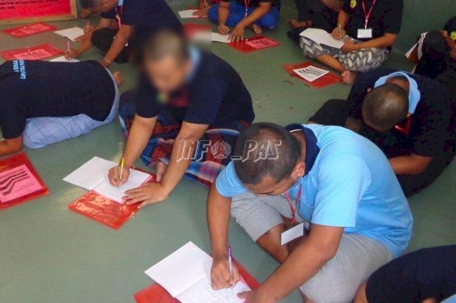 Pantau Rehabilitasi Perdana Tahun 2022, Ini Pesan Kalapas Narkotika Pamekasan