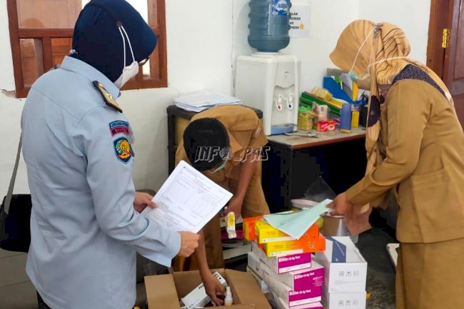 Hadapi Omicron, Lapas Rangkasbitung Terima Bantuan dari Dinkes Lebak