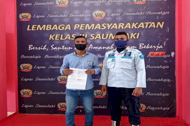 Dapat PB, 1 WBP Lapas Saumlaki Dipulangkan 
