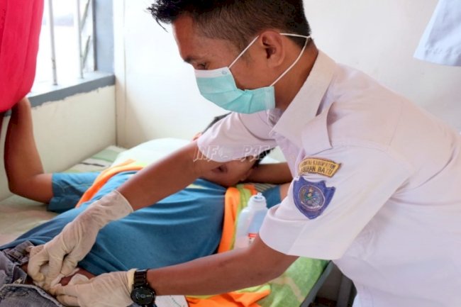 Layani Kesehatan WBP, Lapas Labuhan Bilik Gandeng Puskesmas