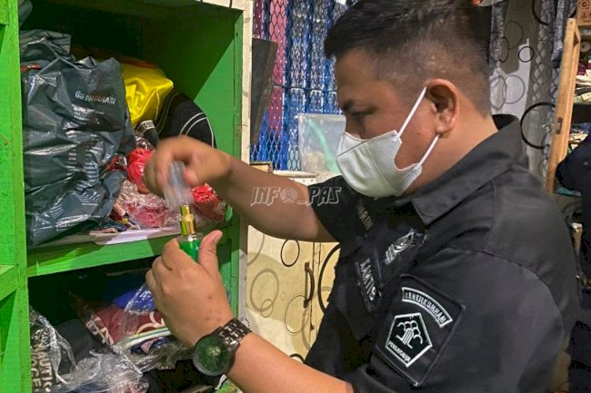 Tim Gabungan Satopspatnal Geruduk Hunian WBP Lapas Narkotika Samarinda, Nihil Narkoba!