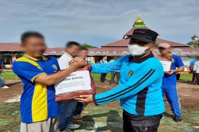 Tutup Lomba Olahraga & Keagamaan, Karutan Sambas Apresiasi Panitia & WBP