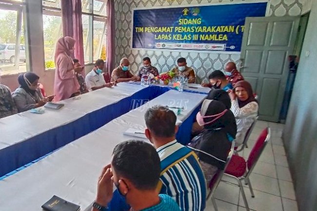 Temu Sapa Pegawai Lapas Namlea, Ini Pesan Kakanwil