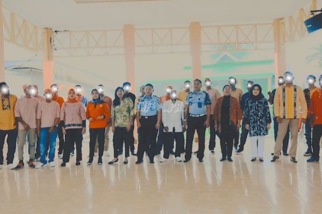 Kembangkan Bakat WBP, Rutan Ambon Buat Video Klip Lagu