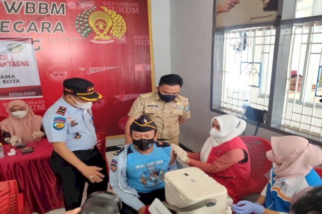 Bupati Apresiasi Pelaksanaan Vaksinasi Booster di Rutan Bantaeng