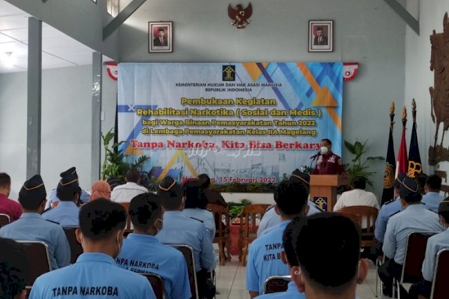 Lapas Magelang Selenggarakan Rehabilitasi Narkoba untuk 140 Narapidana