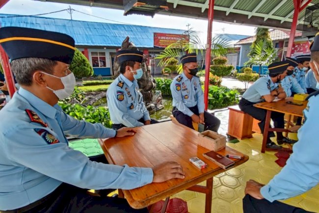 Kalapas Palangka Raya Ingatkan Tim Kerja ZI Segera Penuhi Data Dukung e-RB Kemenkumham