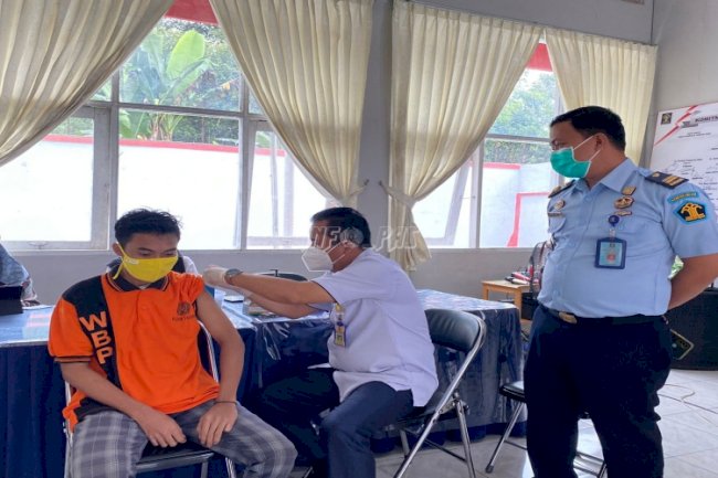  Kembali Fasilitasi Vaksinasi WBP, Rutan Tanjung Gandeng Puskesmas Hikun