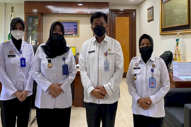 Jalin Silaturahmi, Kalapas Perempuan Tenggarong Sambangi Sekda Kab. Kukar