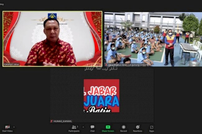 Kakanwil Kemenkumham Jabar Ngobrol Bareng WBP Lapas Khusus Gunung Sindur 