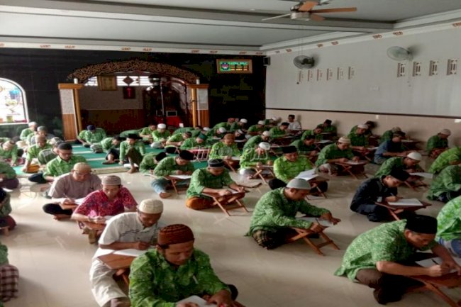 98 Santri Lapas Tenggarong Ikuti Ujian Diniyah
