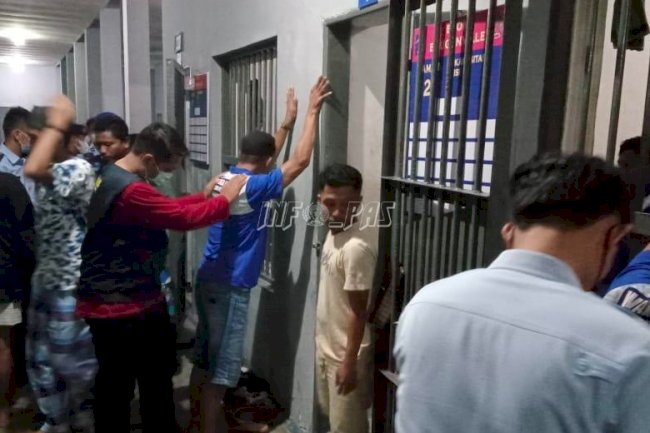 Tim Gabungan Satops Patnal Geledah Blok Hunian Rutan Pasangkayu