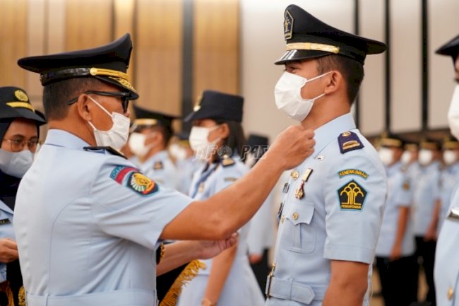 Lantik PK Ahli Pertama dan Pelaksana pada UPT Pemasyarakatan, Sesditjenpas: Jadilah Agent of Change