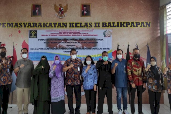 Bapas Balikpapan Sepakati PKS dengan 6 Pokmas Lipas