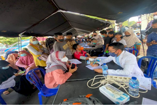 Kolaborasi dengan Polda Sumbar, Rutan Padang Panjang Kembali Dukung Pelaksanaan Vaksinasi