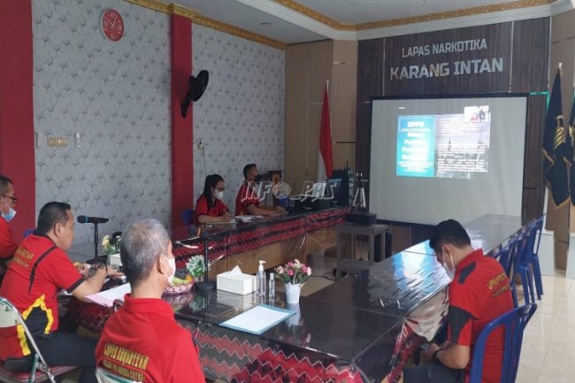 UPT Pemasyarakatan Ikuti Sosialisasi Sistem Penilaian Pembinaan Narapidana
