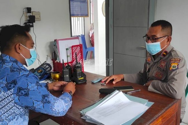 Lapas Wahai Disambangi Kanit Binmas Polsek Wahai, Bahas Kerja Sama Peningkatan Mutu Petugas