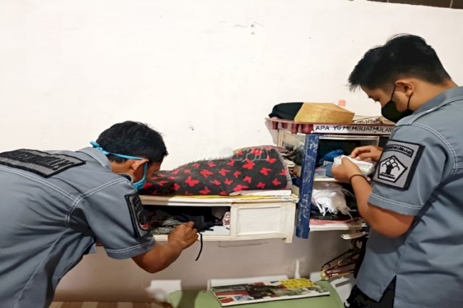 Waspada Narkoba, Blok & Kamar Hunian WBP Rutan Bantaeng Digeledah