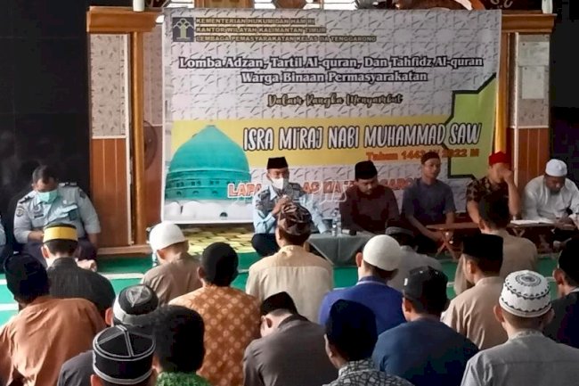 Sambut Isra Mi'raj, Lapas Tenggarong Gelar Lomba Islami