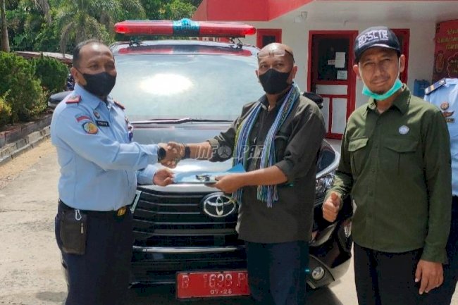 Rutan Sambas Terima 1 Mobil Cell Wagon