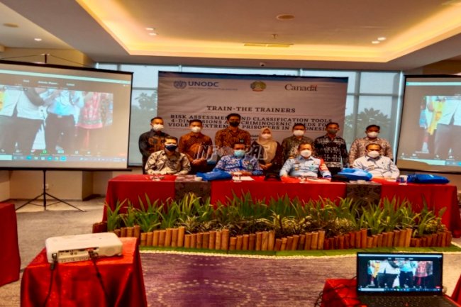 APK Bapas Saumlaki Ikuti ToT Asesmen Risiko Klasifikasi 4 Dimensi dan Kebutuhan Narapidana Teroris