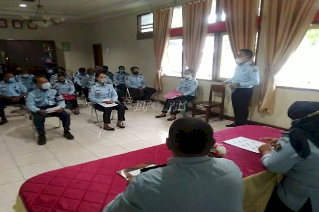 Plt. Kabapas Ambon Bahas Sejumlah Program Kerja dengan PK/APK