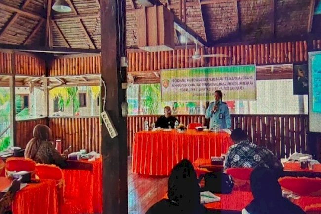 PK Bapas Ambon Paparkan Peran PK dalam Forum Koordinasi Rehabilitasi PMKS
