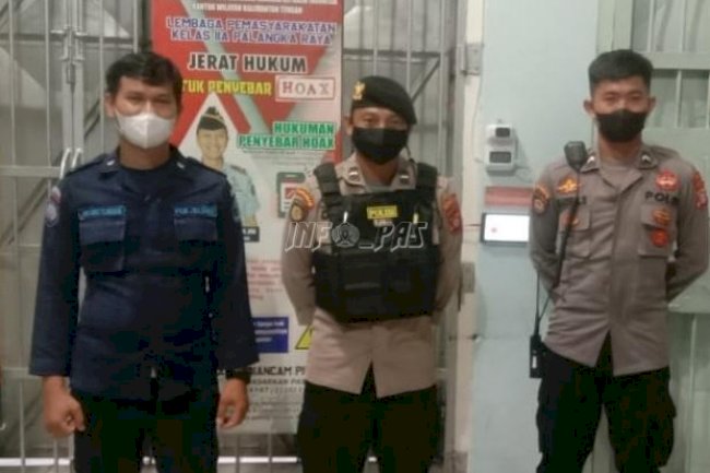 Jalin Sinergi, Lapas Palangka Raya Disambangi Sat Samapta Polresta Palangka Raya