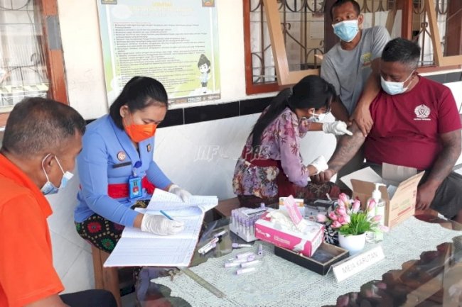 Skrining HIV/AIDS, 50 WBP Rutan Negara Jalani Mobile VCT