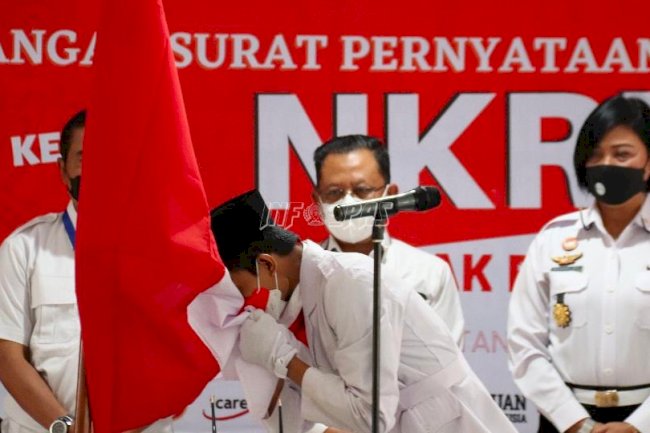 Pembinaan Berhasil, 5 Napiter Lapas Kelas I Cipinang Ikrar Setia NKRI