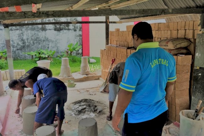 Lapas Tual Kembali Terima Pesanan Kursi & Meja Beton