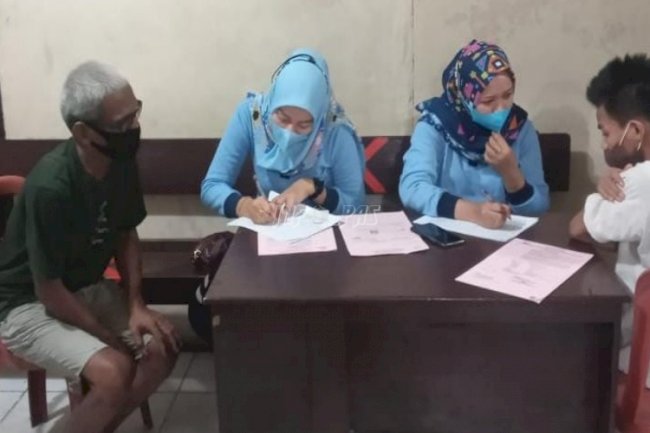 Petugas Rutan Ambon Lakukan Pendataan Tahanan di Polresta Ambon