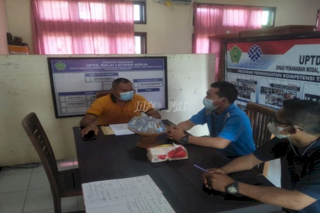 Sambangi BLK Kab. Jembrana, Kasubsi Yantah Rutan Negara Bahas Pelatihan Bersertifikasi
