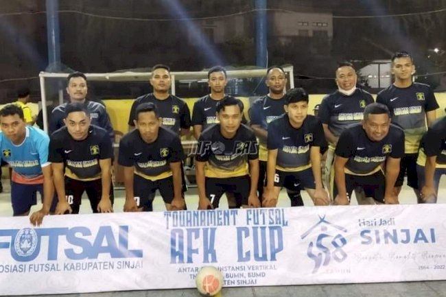 Tim Futsal Rutan Sinjai Raih Juara III AFK Cup se-Kabupaten Sinjai