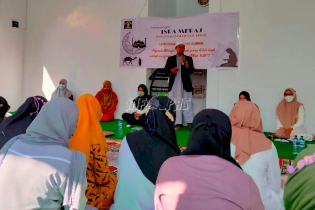 Peringati Isra Mikraj, WBP LPP Ambon Ditanamkan Pesan Ini