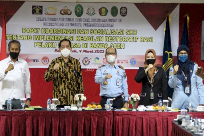 Ditjenpas Sosialisasikan Keadilan Restoratif Bagi Pelaku Dewasa di Wilayah Percontohan Aceh