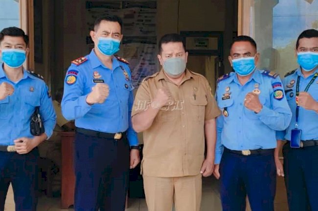 Upayakan Area Lapas Kupang Selalu Bersih, Kalapas Sambangi Dinas Kebersihan