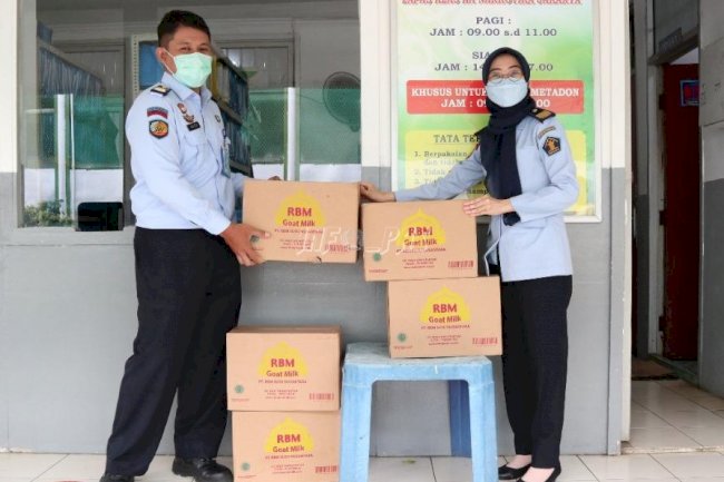 Lapas Narkotika Jakarta Terima 10 Ribu Kemasan Susu Kambing