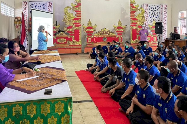 Lapas Tabanan Gandeng FK Universitas Udayana Berikan Layanan “Teh Rina”